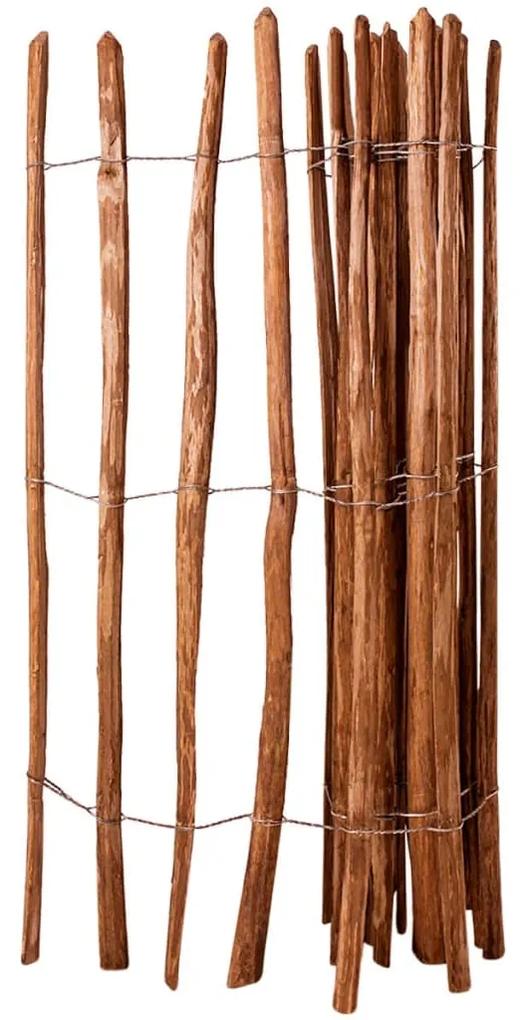 43143 vidaXL Cerca de estacas em madeira de aveleira 150x250 cm