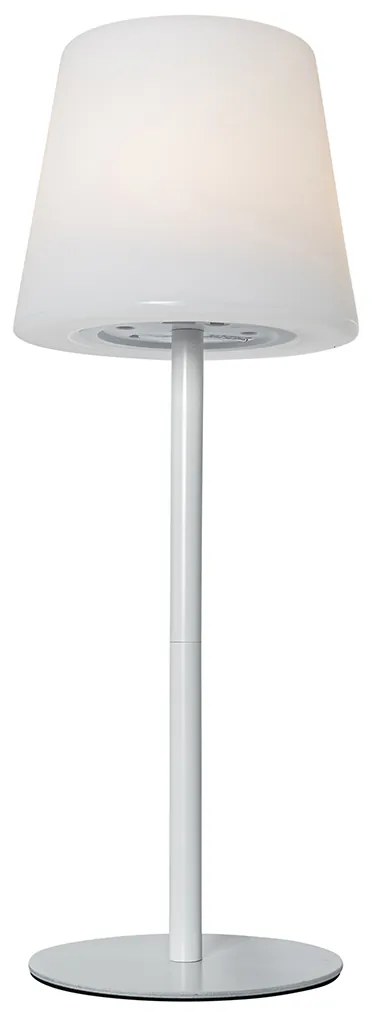 LED Conjunto de 2 candeeiros de mesa recarregáveis brancos 40 cm IP54 - Jude Moderno