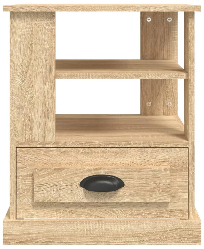 Mesa de apoio 50x50x60 cm derivados de madeira carvalho sonoma