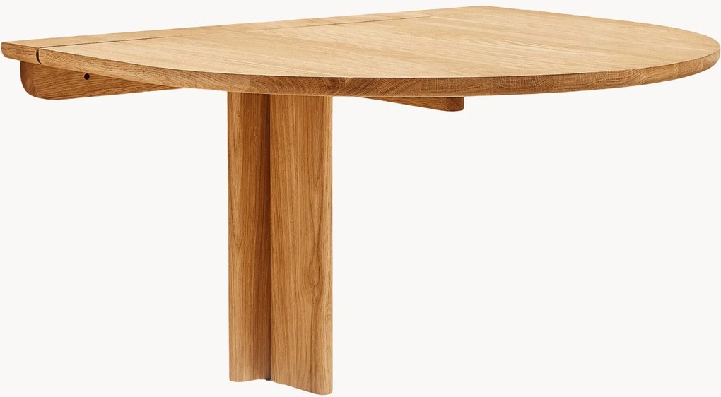 Mesa de jantar dobrável em madeira Trefoil, L 75 cm