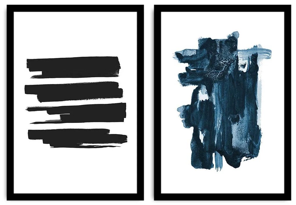 Quadro Decorativo em MDF com Moldura 2Psctcız-012 – Multicolor – 74 x