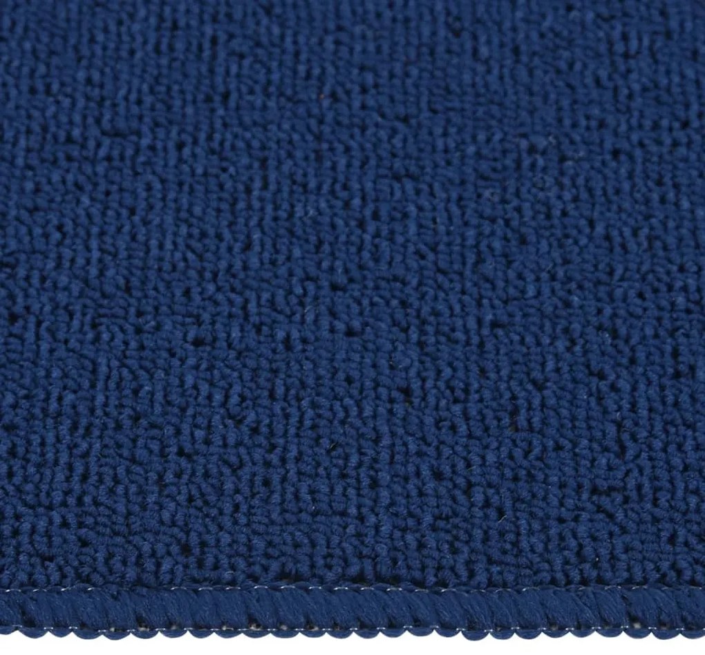 Tapetes antiderrapantes p/ escadas 15 pcs 75x20 cm azul marinho