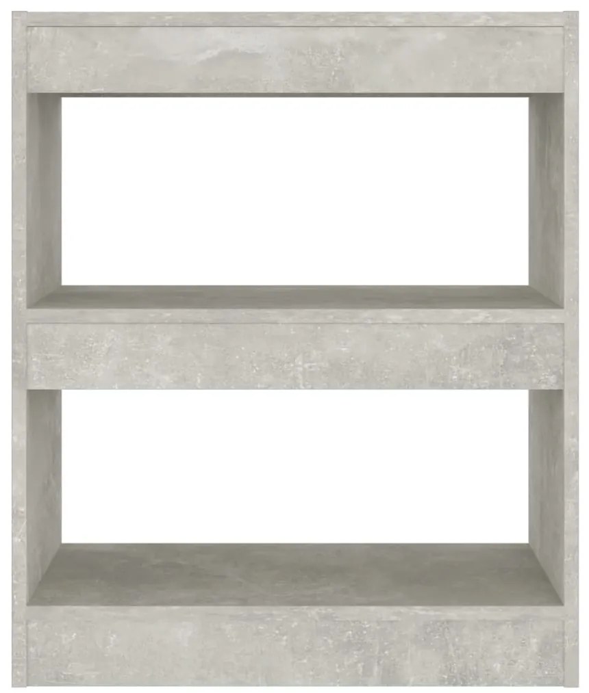 Estante/divisória 60x30x72 cm cor cinzento cimento