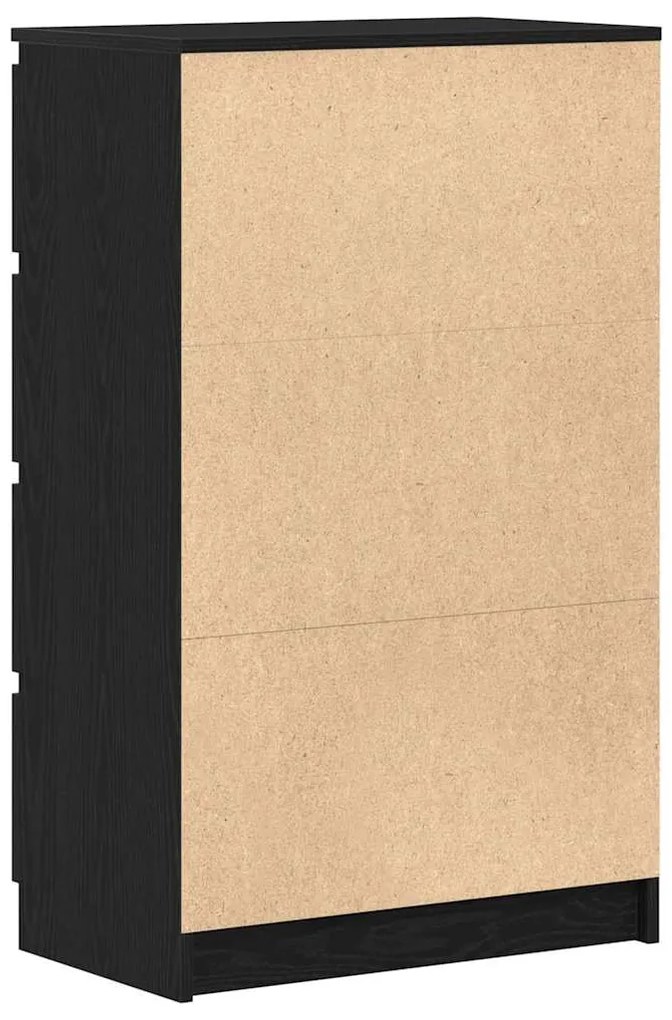 Aparador 60x35x98,5 cm derivados madeira cor carvalho preto