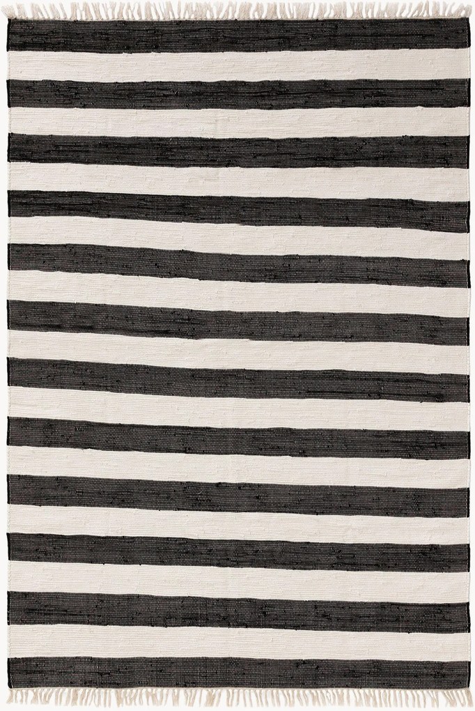 Tapete de algodão artesanal de pelo curto Tom