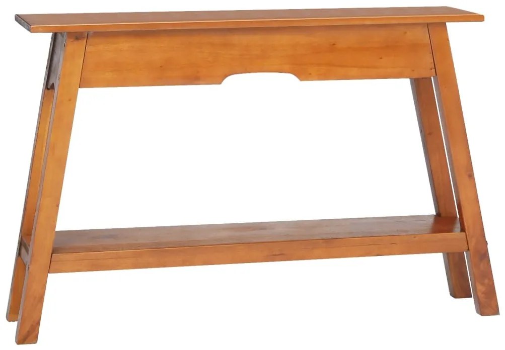 Mesa consola 110x30x75 cm madeira de mogno maciça