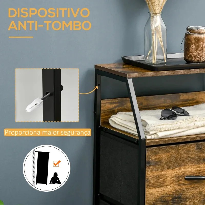 Aparador Nellyis de 44 cm - Design Rústico