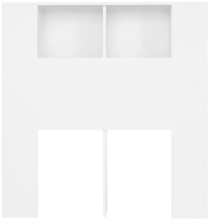 Armário de cabeceira 100x18,5x104,5 cm branco