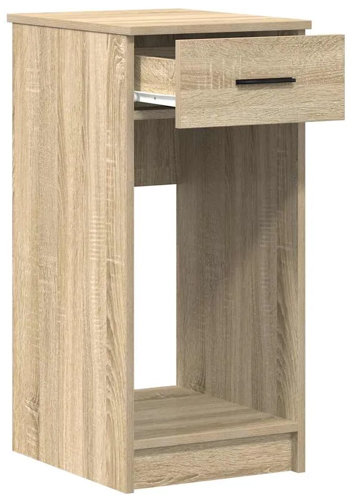 Suporte torre computador com gaveta 35x45x77 cm carvalho sonoma