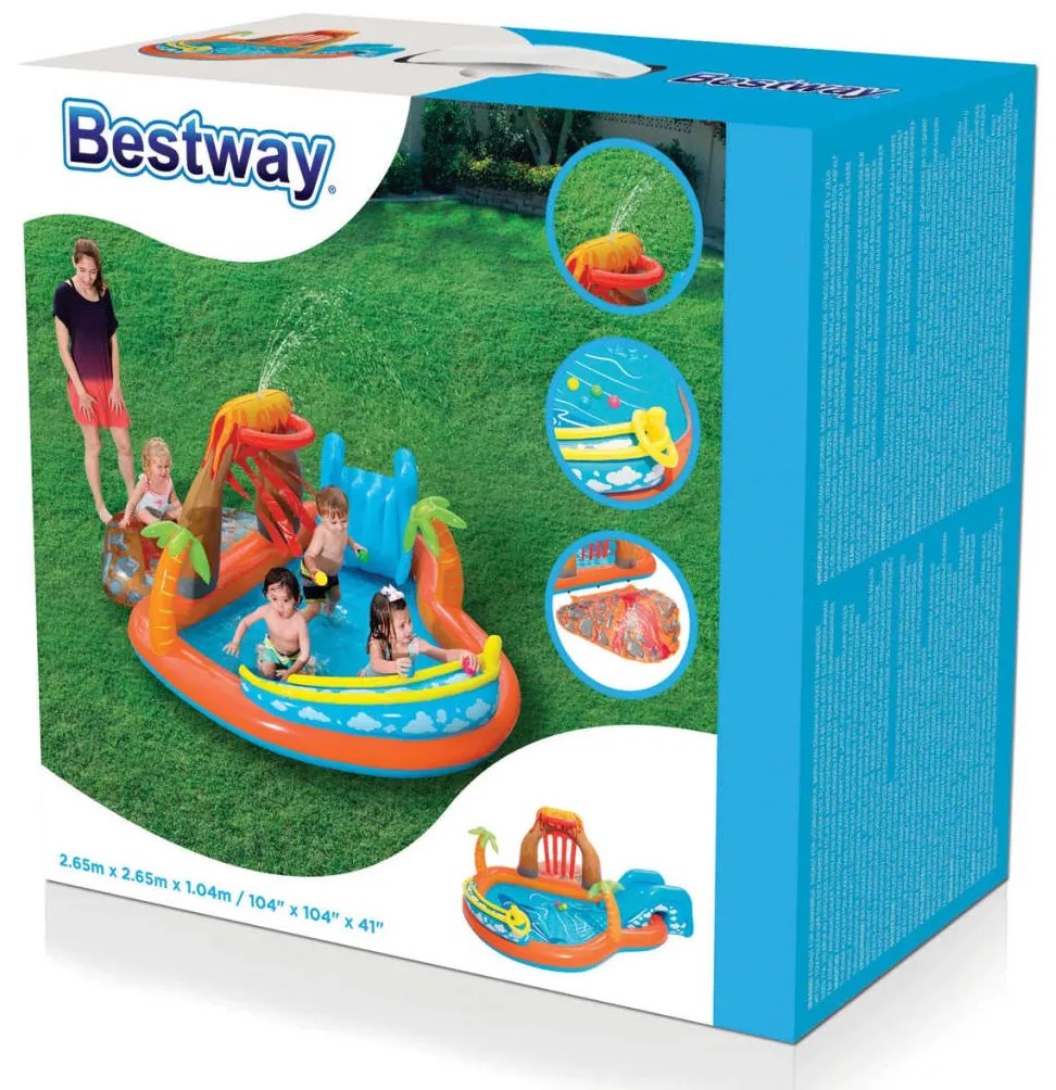 Bestway Centro de jogos insuflável Lava Lagoon 53069