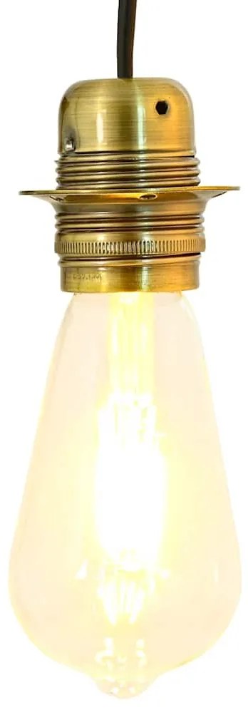 vidaXL Casquilhos de lâmpadas 2 pcs Bronze E27