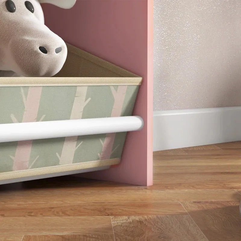 Estante Bunny Infantil - Rosa - Design Natura