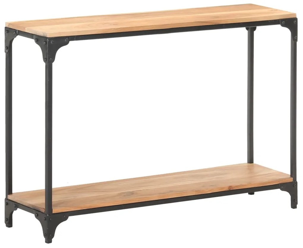 vidaXL Mesa consola 110x30x75 cm madeira de acácia maciça