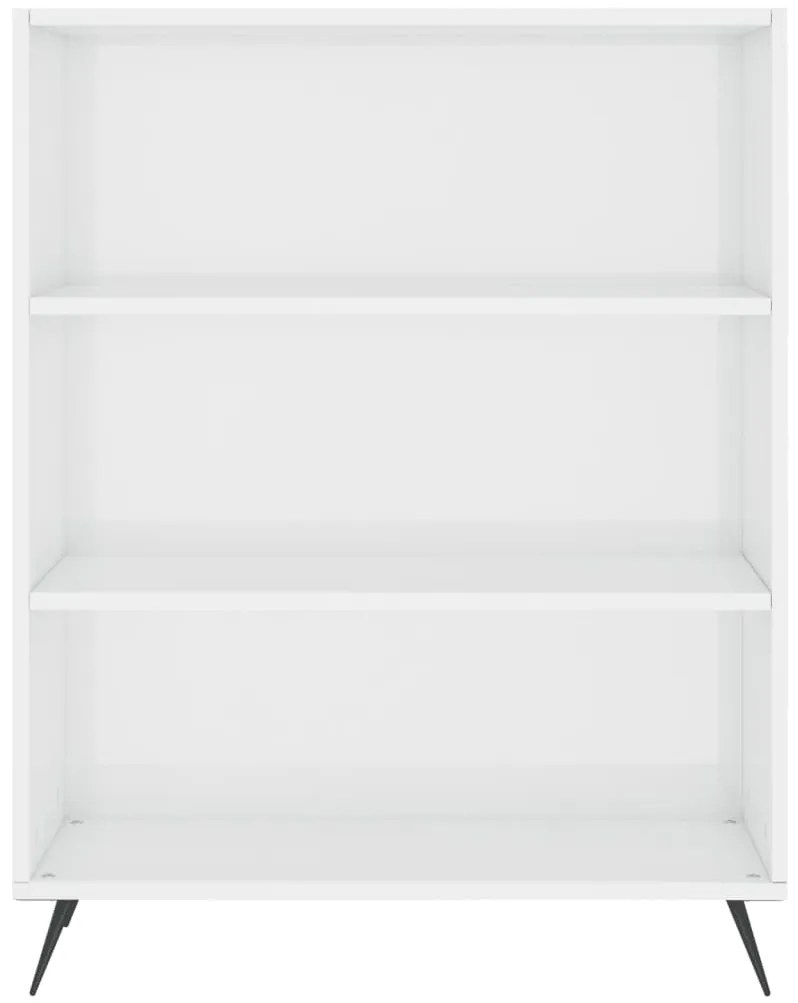 Estante 69,5x32,5x90 cm derivados de madeira branco brilhante