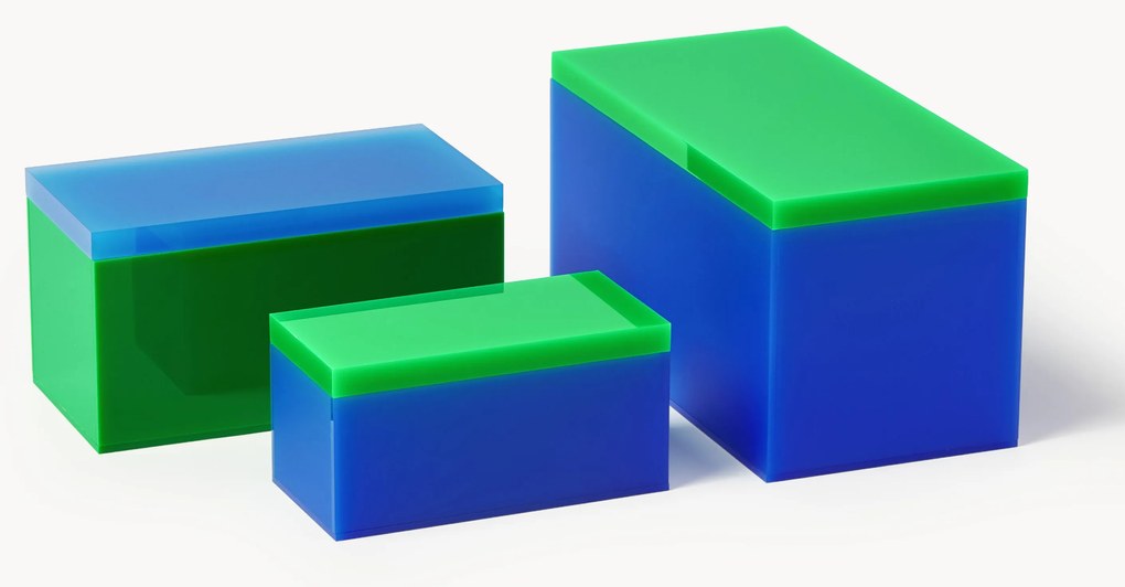 Caixas Yuki, conjunto de 3