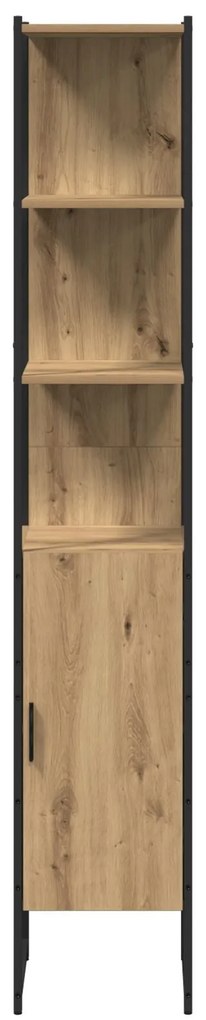 Conjunto de Mesa de Maquilhagem 3 Peças em Madeira de Carvalho Castanh