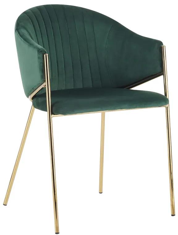 Cadeira Elegan Veludo - Verde