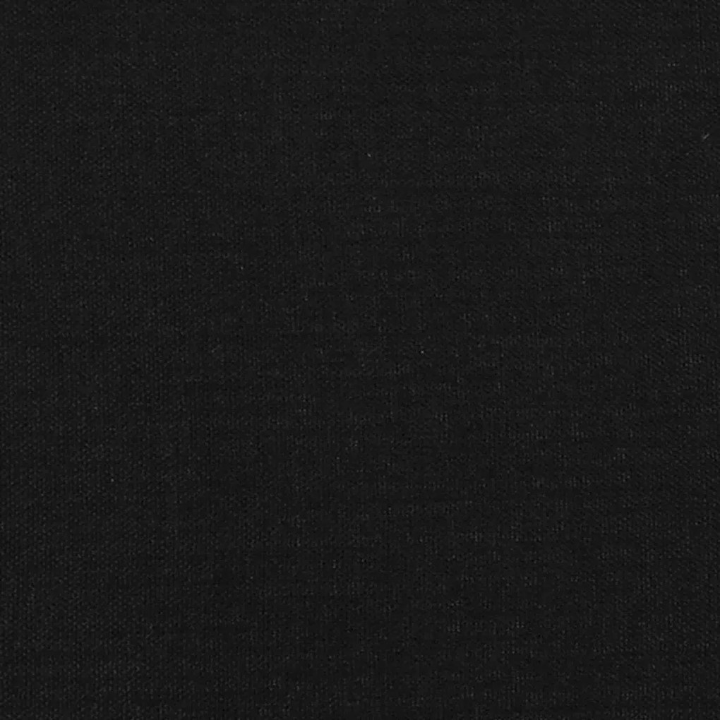 Cama boxspring com colchão 120x190 cm tecido preto