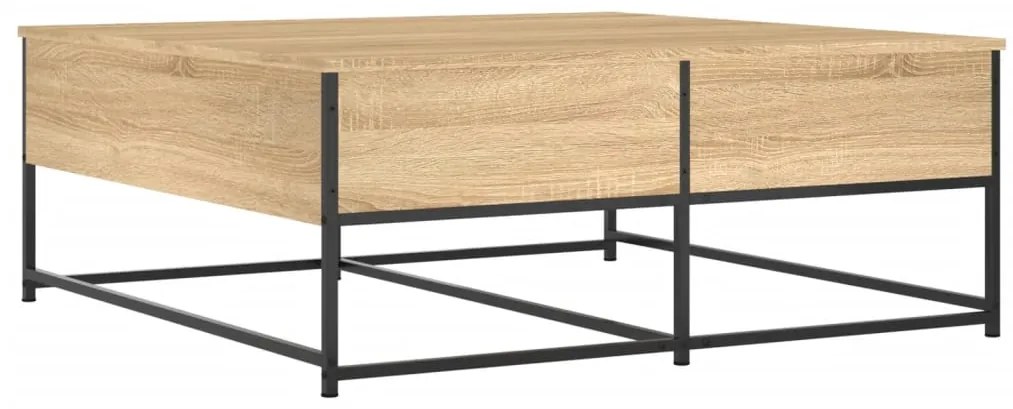Mesa de centro 100x99x40 cm derivados madeira carvalho sonoma