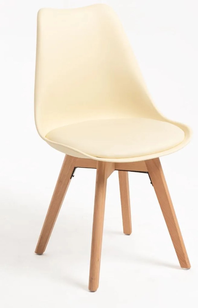 Pack 4 Cadeiras Synk Basic - Marfim