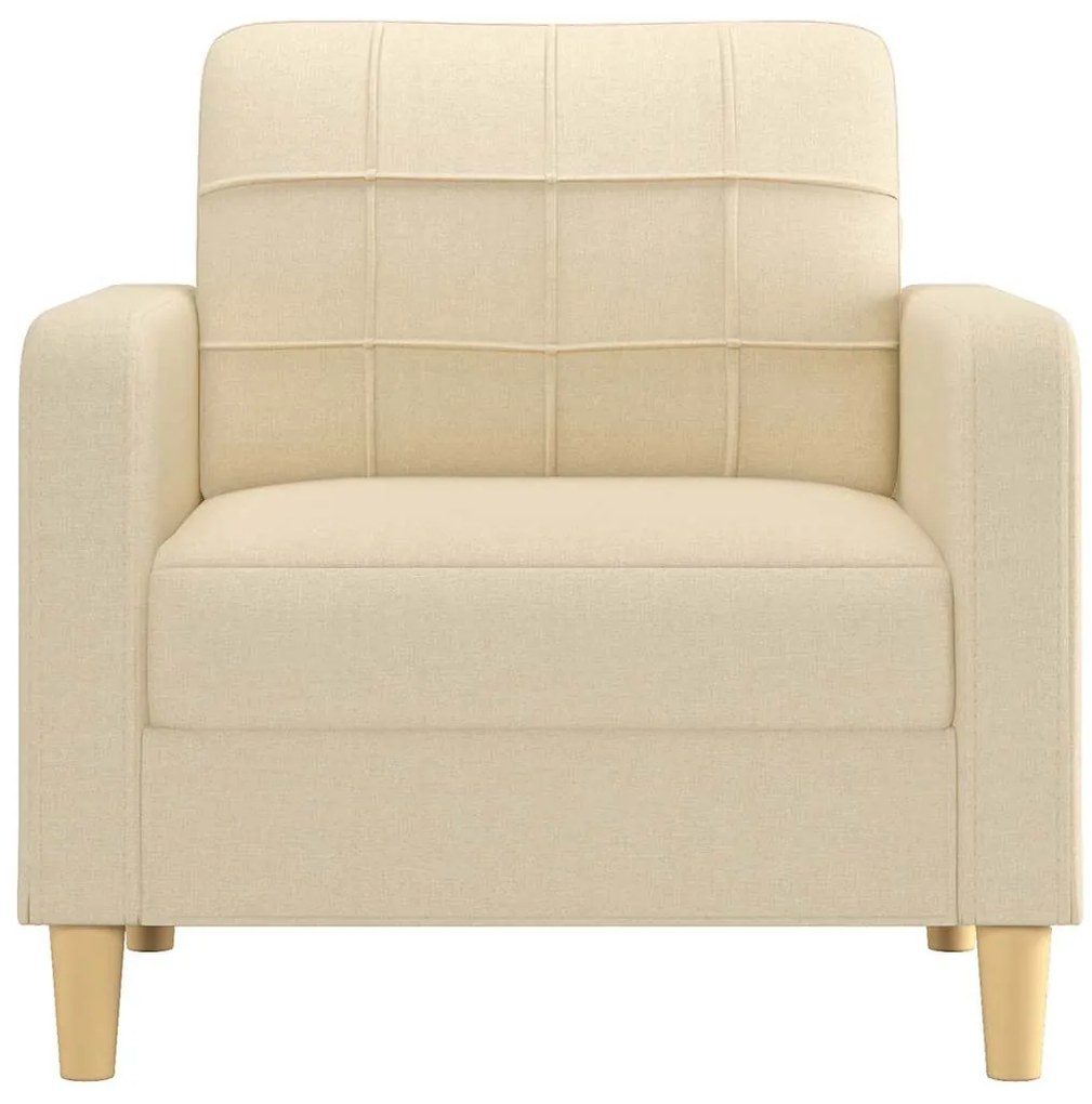 Poltrona 60 cm tecido cor creme