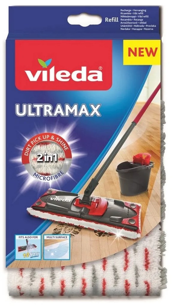 Mopas sobresselentes Vileda Ultramax Microfibras