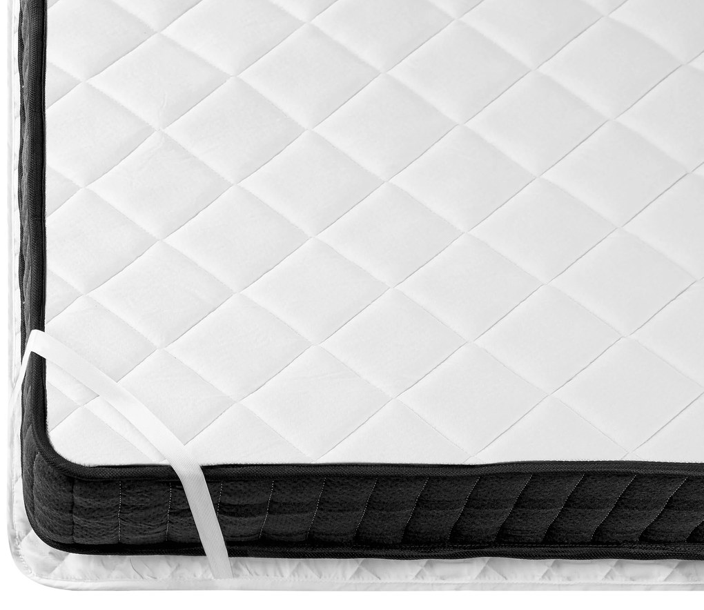 Sobre-colchão em algodão japara branco 90 x 200 cm ALMANZOR Beliani