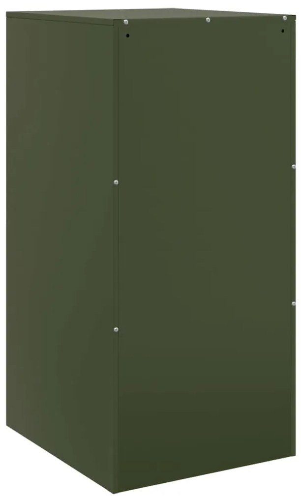Aparador 34,5x39x73 cm aço verde azeitona