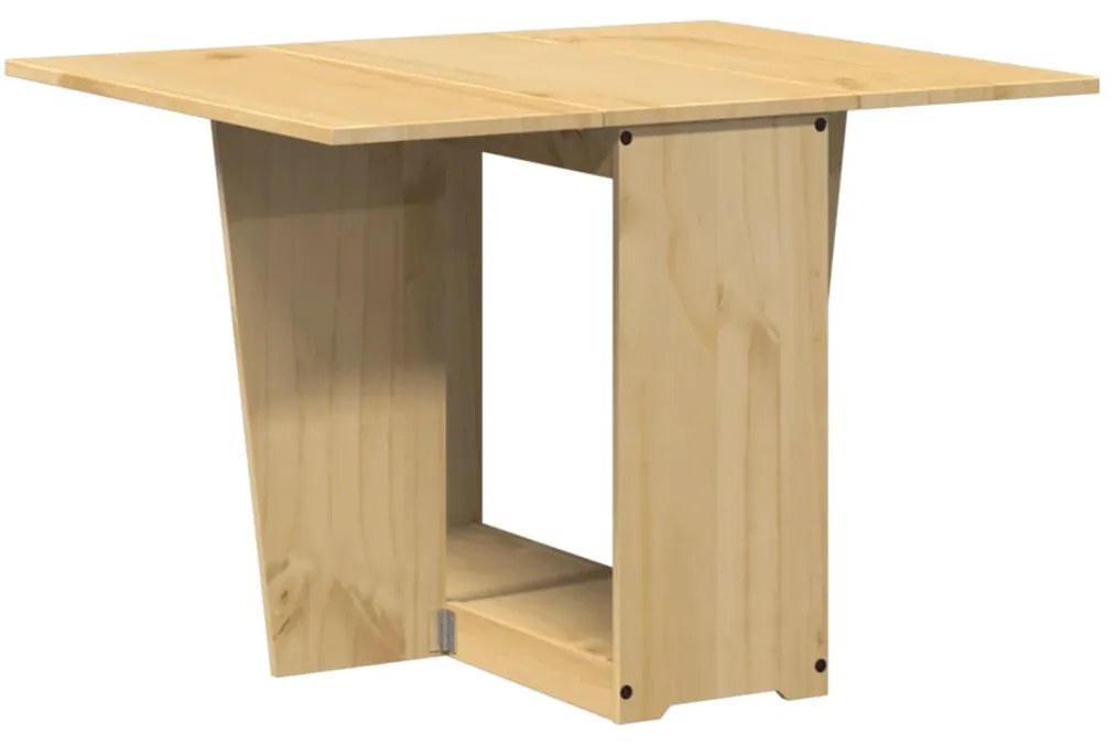 Mesa de jantar dobrável Corona pinho maciço castanho-mel