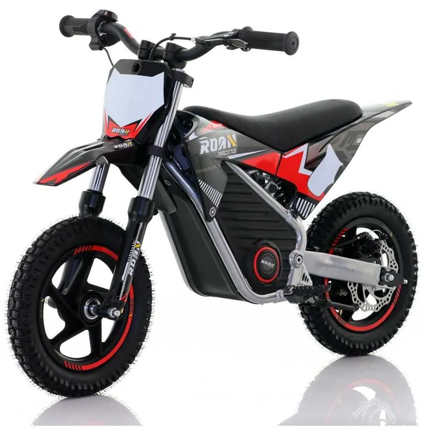 Mini moto elétrica para crianças Minicross electrica 250W 12/12" Warrior MX-E250 Preta