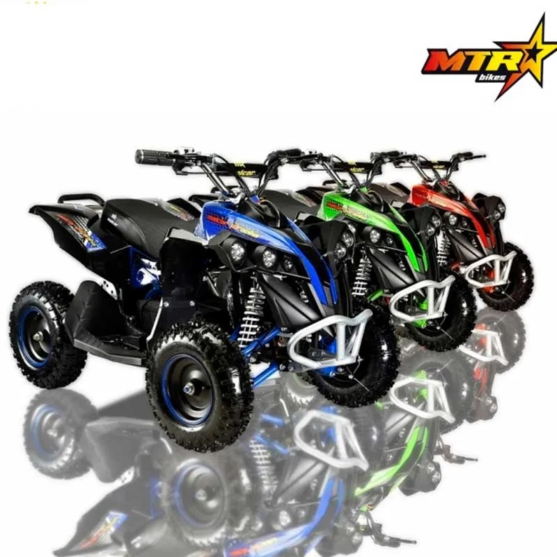 MINI MOTO 4 INFANTIL ELECTRICA 1000W MTR MALCOR PIRANHA AZUL