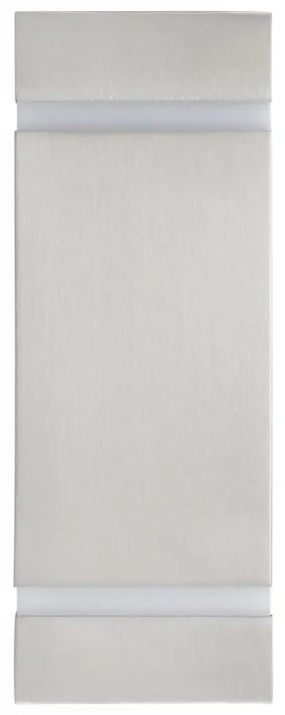 Candeeiros de parede exterior 2 pcs 35 W retangular prateado