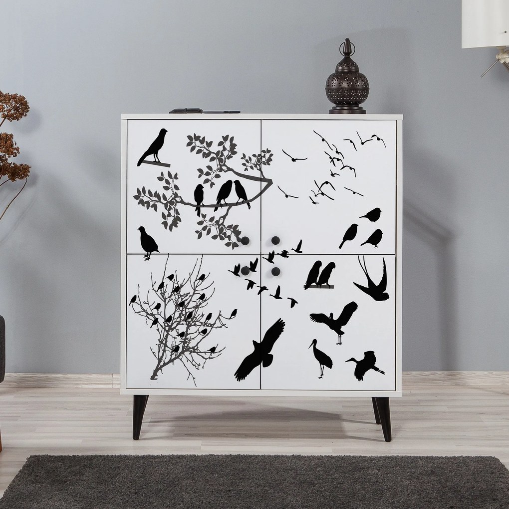 Armário Multiuso Multilux – Branco – 95x111x36 cm