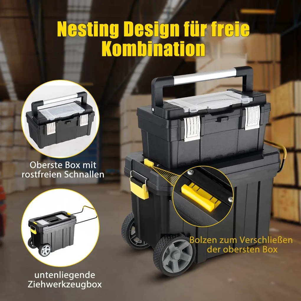 Suporte de metal de 5 níveis com altura ajustável para garagem, galpão e depósito - Preto