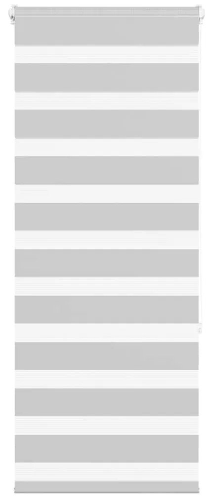 vidaXL Cortina de zebra 65x150 cm largura do tecido 60,9 cm poliéster