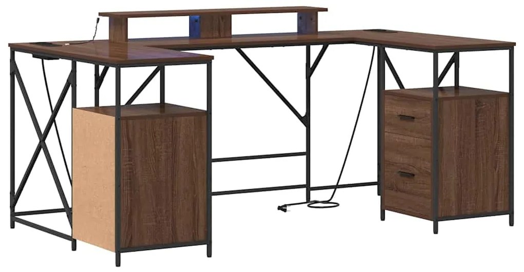 Mesa Madeira castanha 182 x 101 x 87.5 cm Madeira processada
