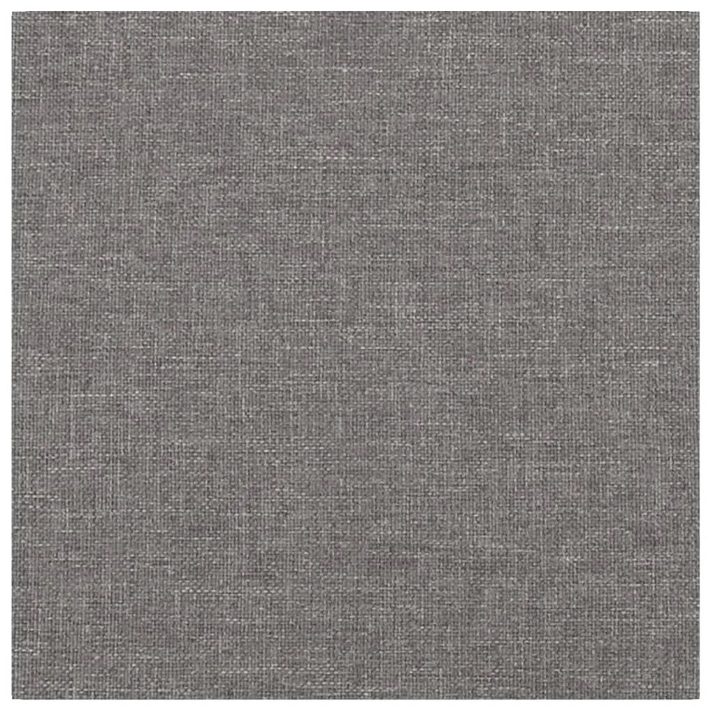 Painel de parede 12 pcs 30x30 cm tecido 1,08 m² cor cinza-claro