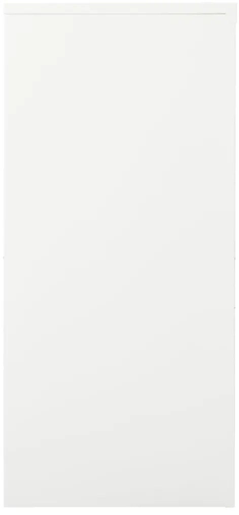 Armário com porta deslizante aço 90x40x90 cm branco