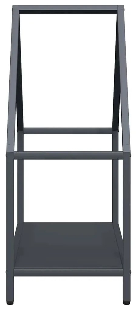 Suporte para lenha 60x25x60 cm aço laminado a frio antracite
