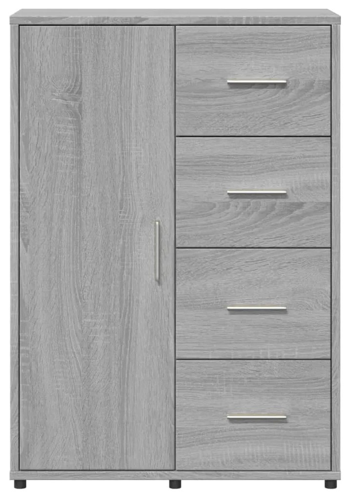 Aparador 60x31x84 cm derivados de madeira cinzento sonoma