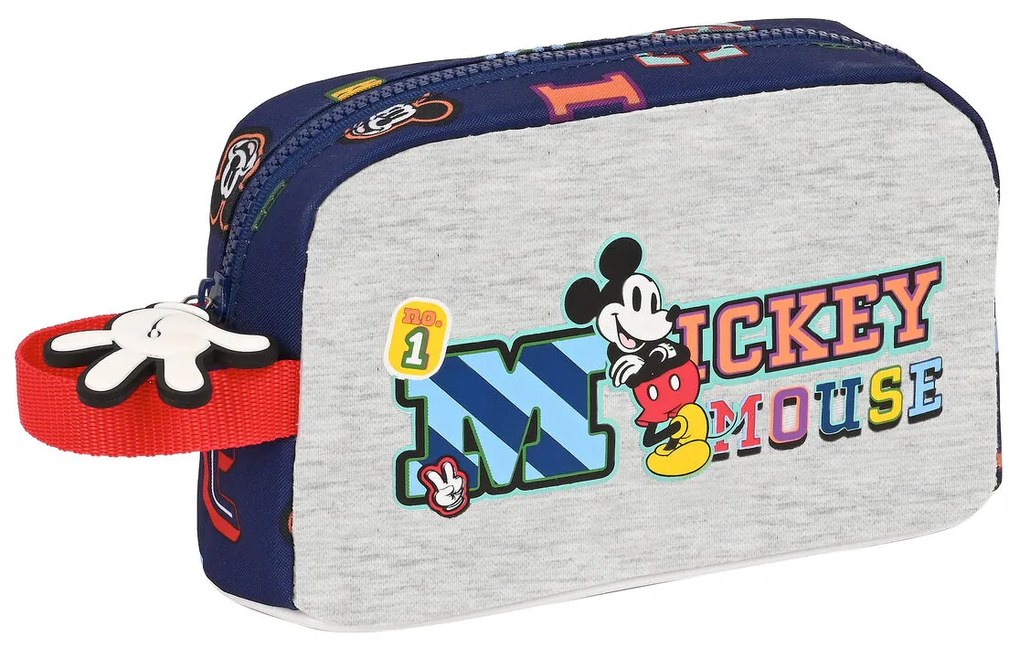 Porta-merendas Térmico Mickey Mouse Clubhouse Only One 21.5 X 12 X 6.5 cm Azul Marinho