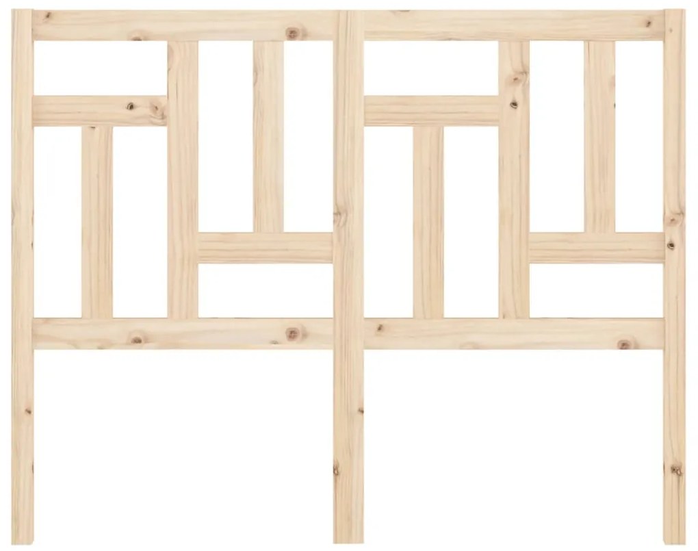 Cabeceira de cama 145,5x4x100 cm madeira de pinho maciça