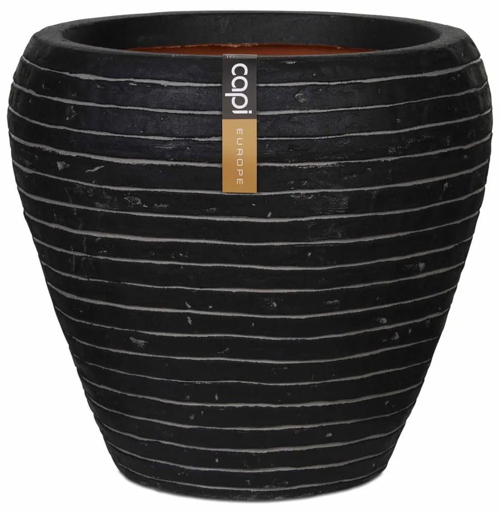 420623 Capi Vaso afunilado Nature Row 42x38 cm antracite PKRWZ362
