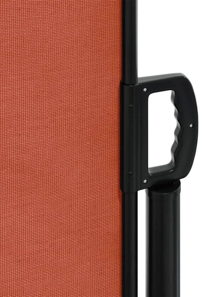 Toldo lateral retrátil 120x1200 cm terracotta