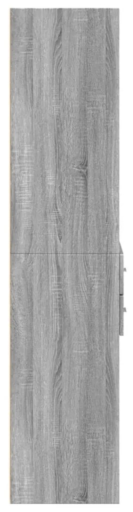 Armário alto 70x42,5x185 cm derivados madeira cinzento sonoma