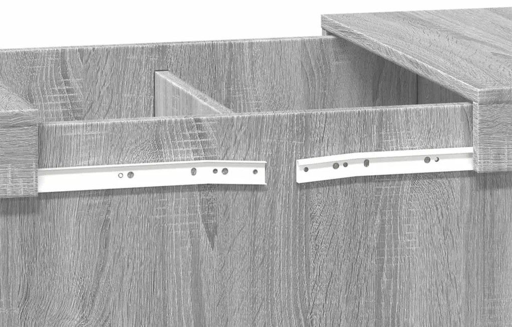 Mesa de centro 100x55x40 cm derivados de madeira cinza sonoma