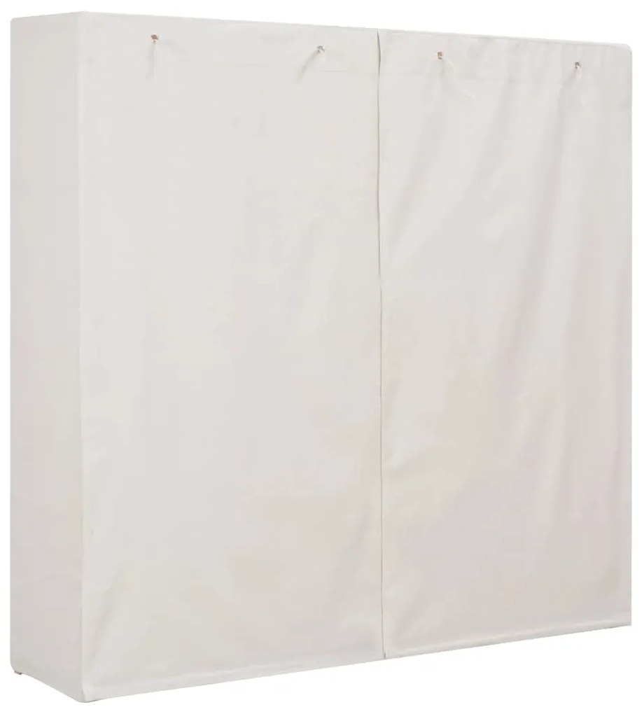 Roupeiro 173x40x170 cm tecido branco