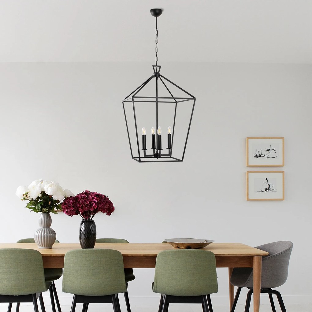 Candeeiro Till – Preto – 50 x 71 x 123 cm
