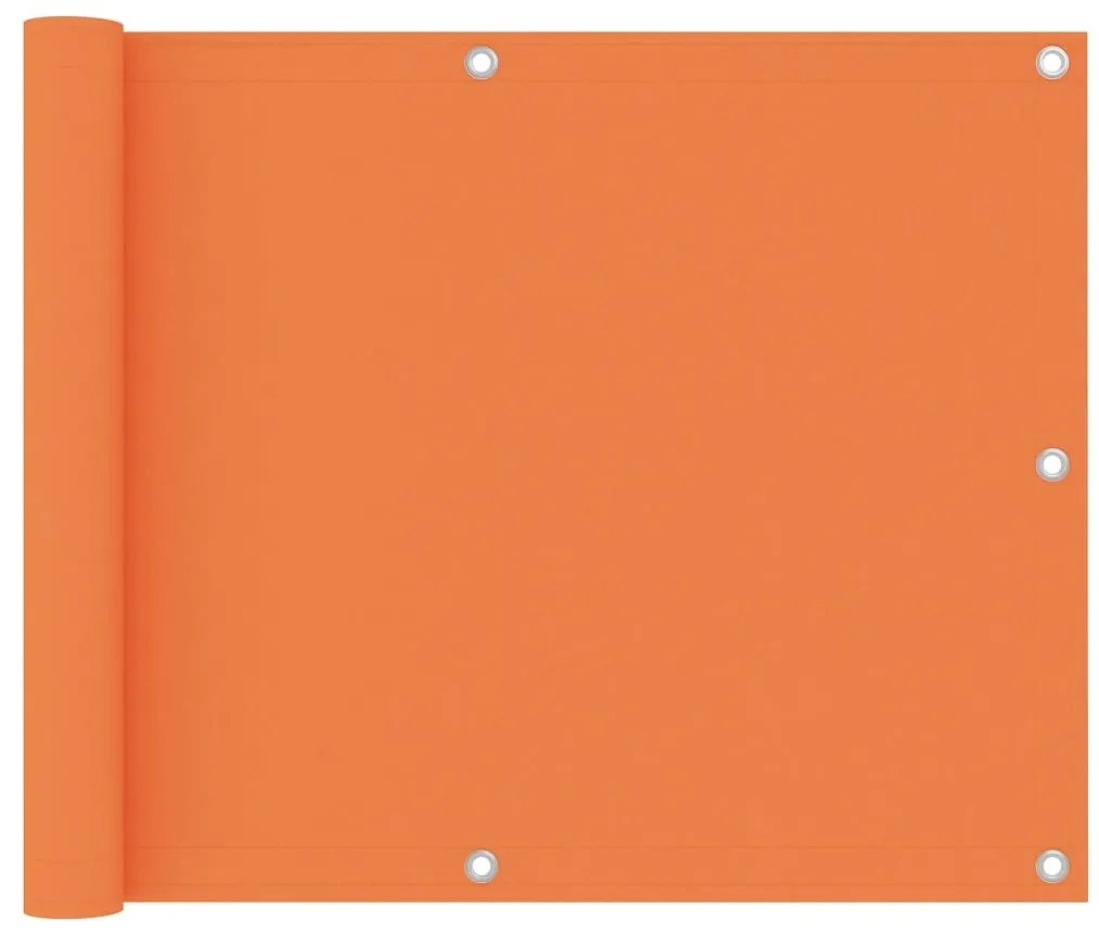 Tela de varanda 75x500 cm tecido Oxford laranja