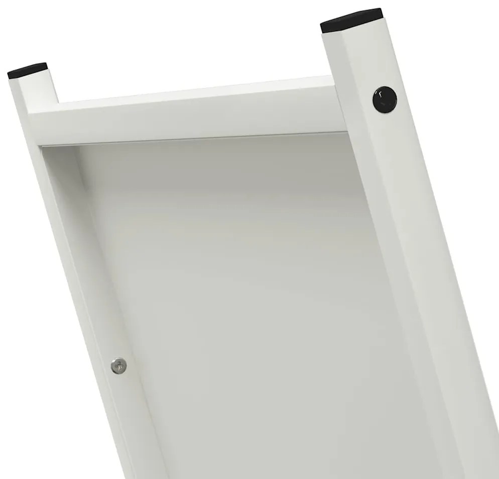 Suporte para lenha 69,5x35x81 cm aço laminado a frio branco